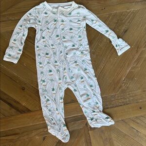 Magnetic Me Baby Onesie with Green and Yellow Accents